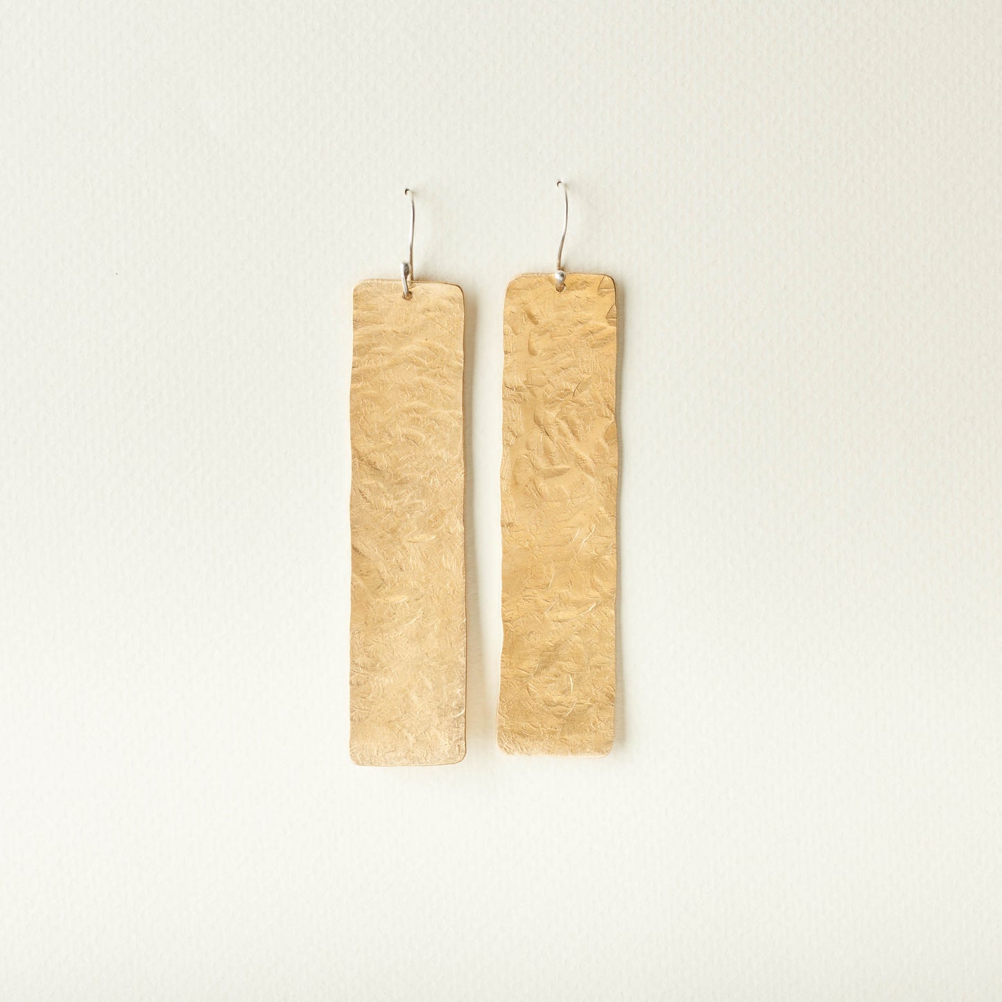Big Brass Flash Earrings