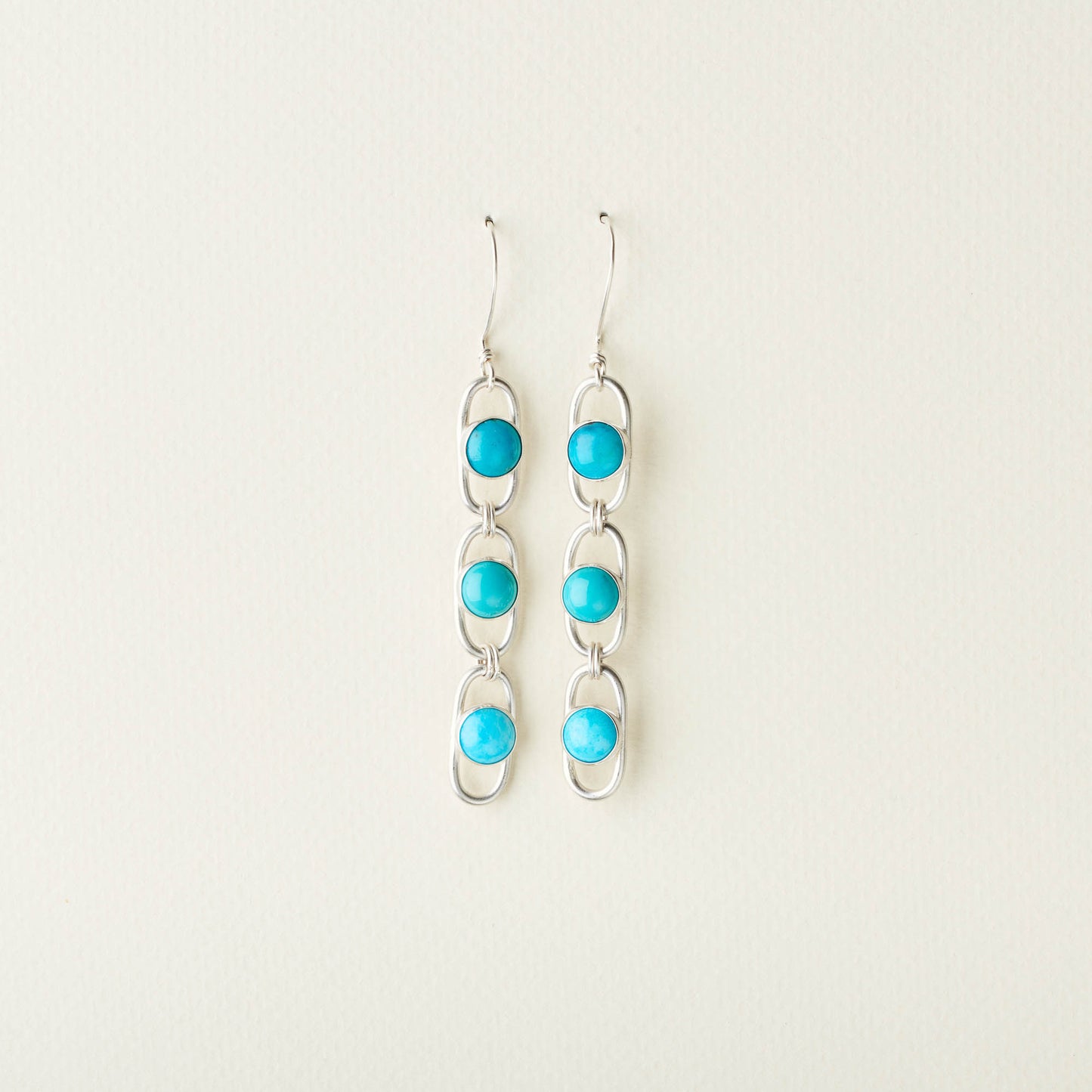 Trickle Earrings :: Turquoise Trio
