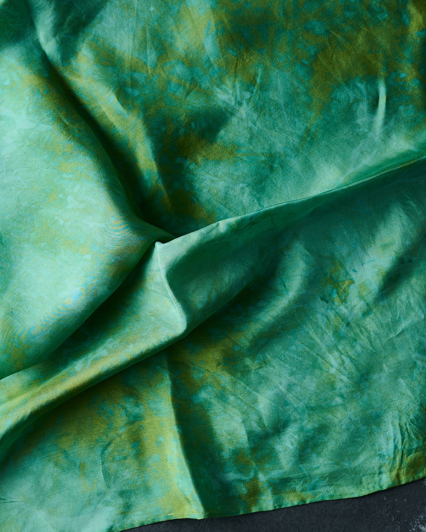 Spring Greens Silk Scarves