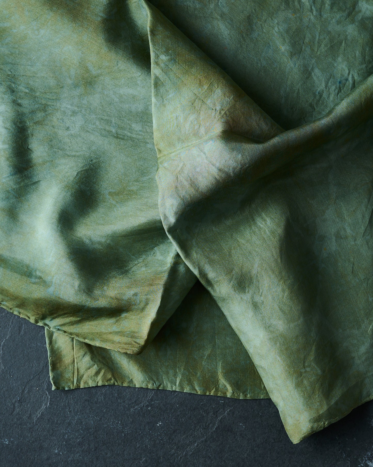 Garden Green Silk Scarves