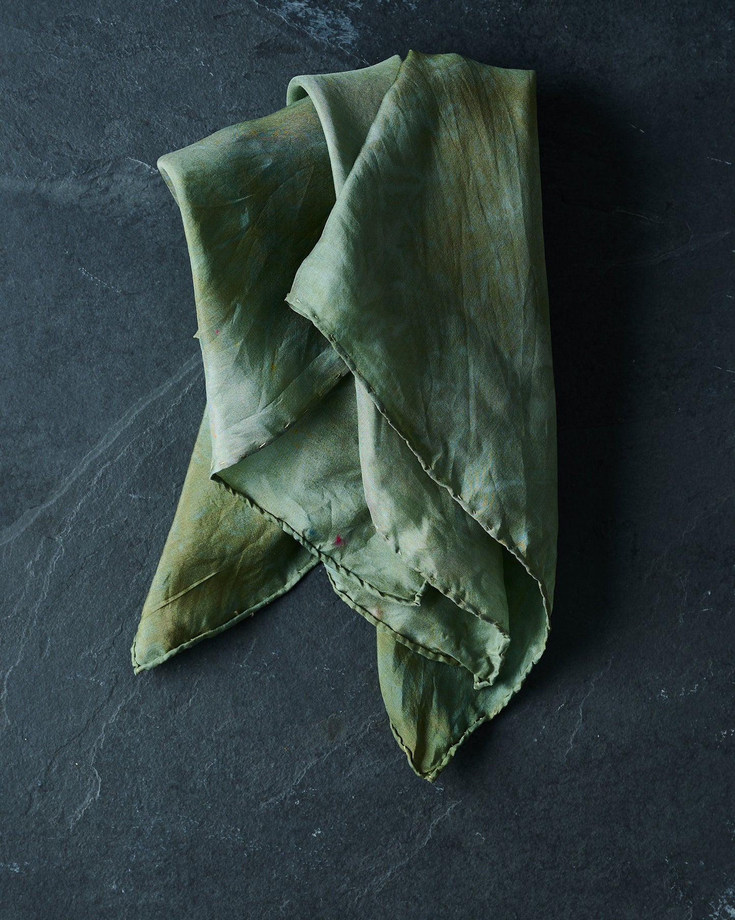 Garden Green Silk Scarves