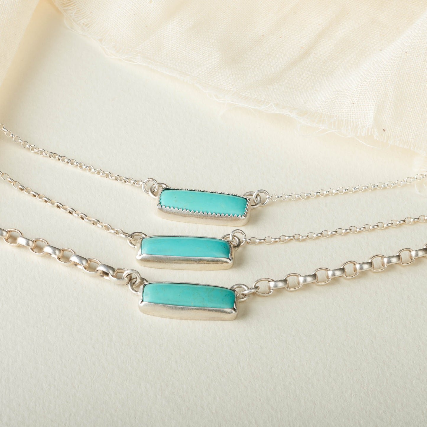 Turquoise Bar Necklace