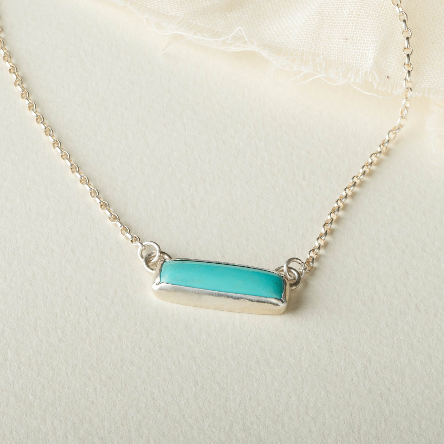 Turquoise Bar Necklace