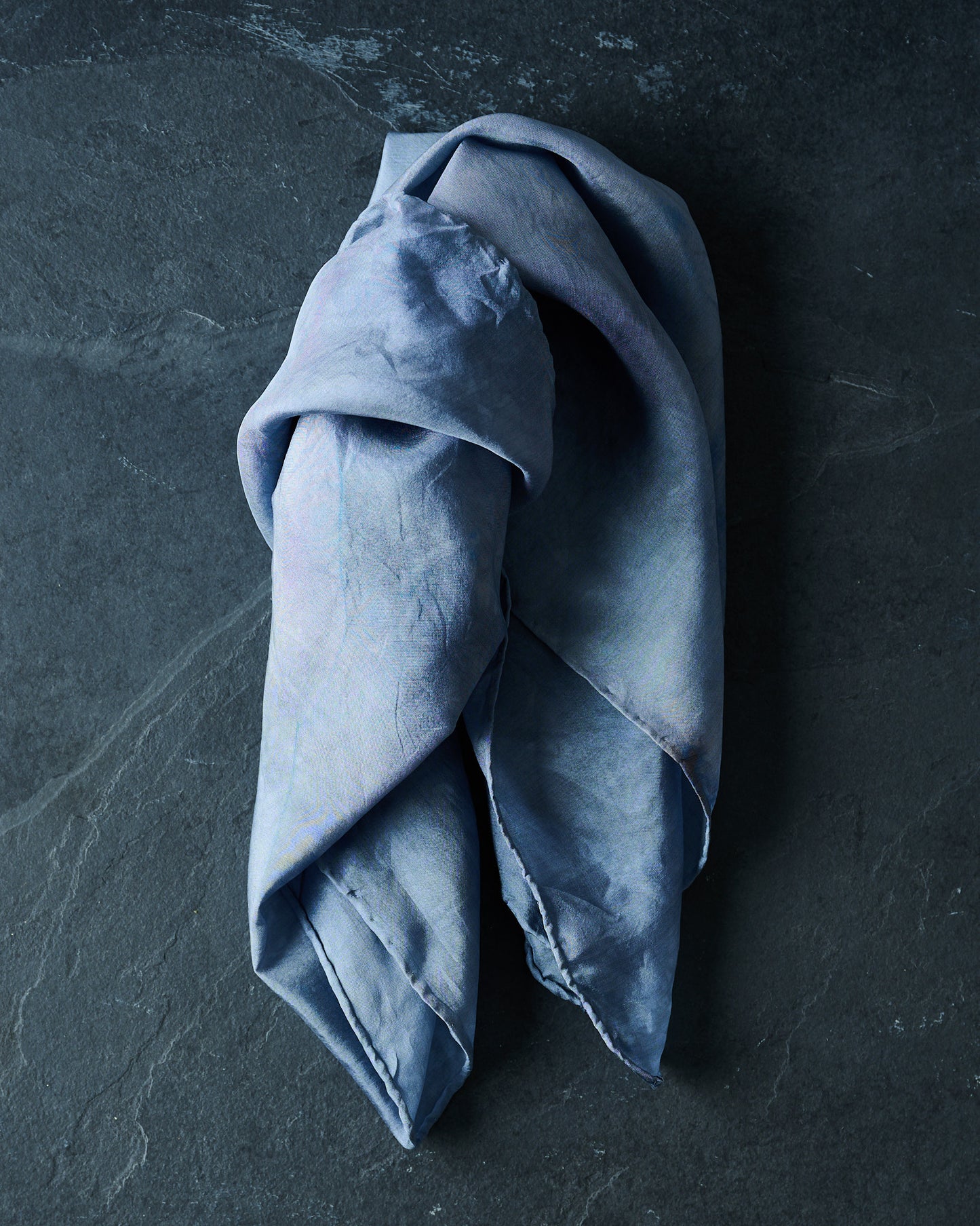 Heron Blue Silk Scarves